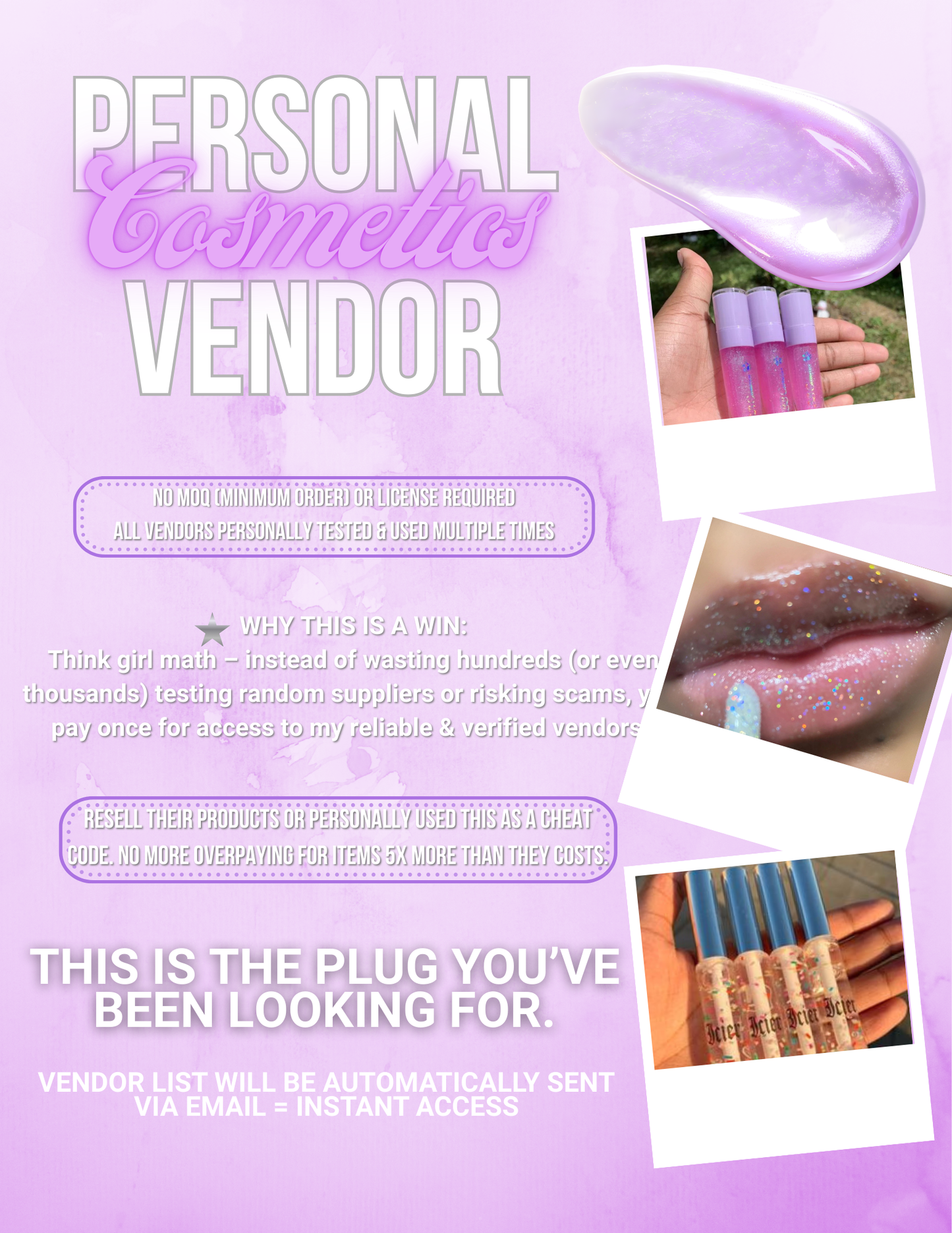 Personal Cosmetic Vendor