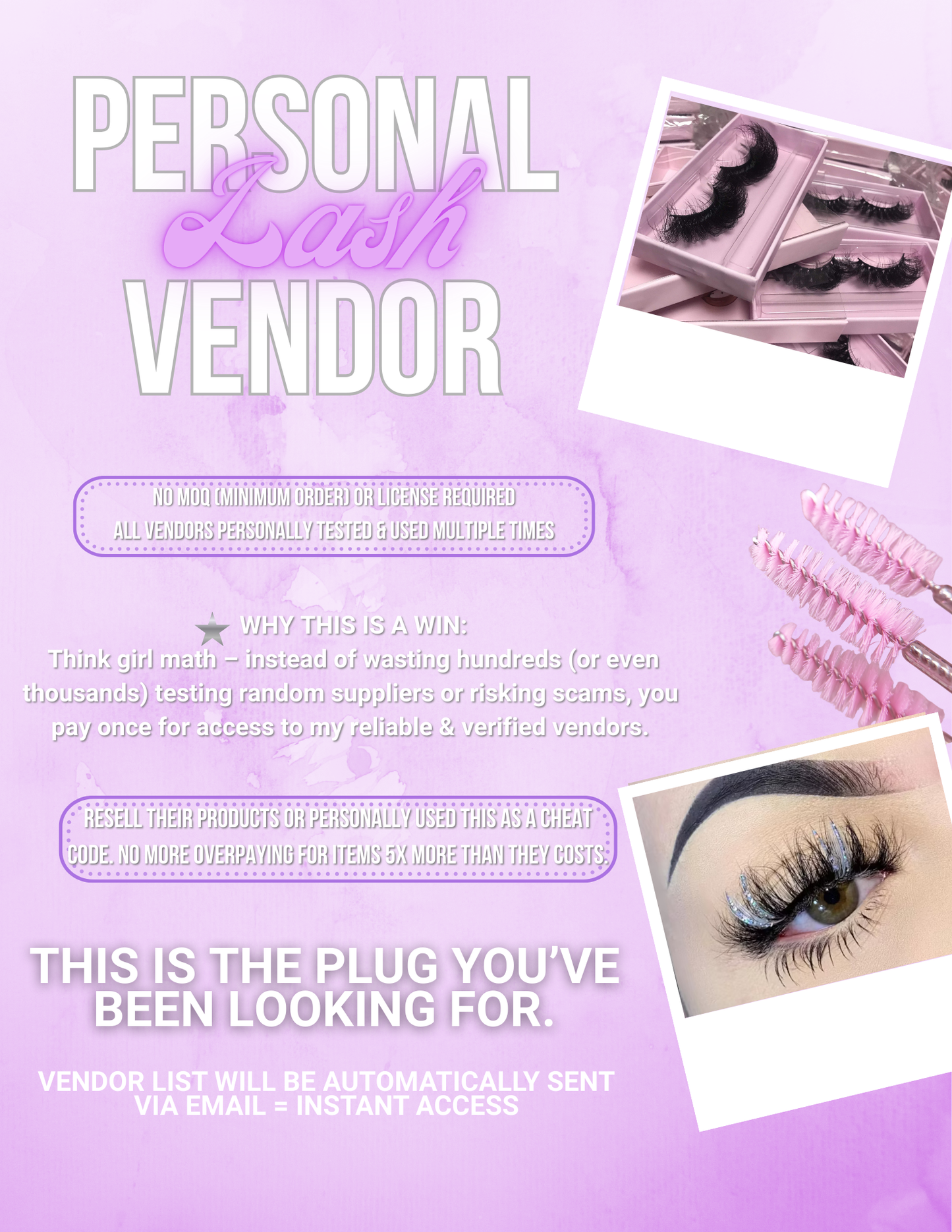 Personal Lash Vendor