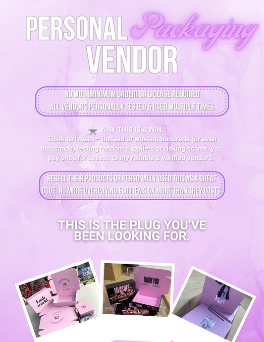 Personal Packaging Vendor